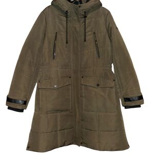 Lucky Brand Women’s parka coat jacket size XL NICE condition WARM green